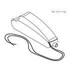 Doyle P-F Nasal Packing with Airway Tube & String, 8.0cm x 1