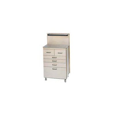 Cabinet de rangement std, SS, 6 tiroirs (sans otoscopes) Cabinet de rangement std, SS, 6 tiroirs (sans otoscopes)