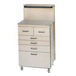 Cabinet de rangement std, SS, 6 tiroirs (sans otoscopes)