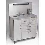 Cabinet de Traitement DeLuxe, Inox, Otoscopes WA, Rechargeables