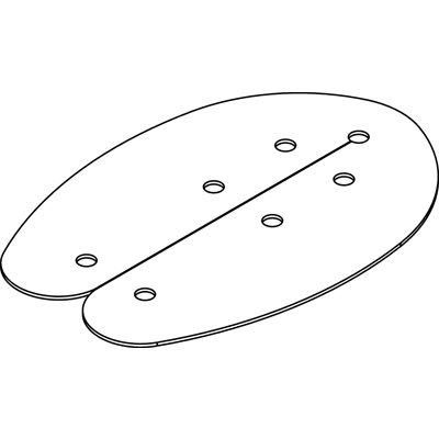 Bivalve Nasal Splint, Oversize Thin, 2 per pkg, 6 pkg per bo Bivalve Nasal Splint, Oversize Thin, 2 per pkg, 6 pkg per bo