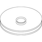 Nasal Septal Button, Standard (3 cm), 1 per pkg, 1 per box, 