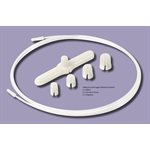 Vein stripper,2 cables of 120 cm,2 sets of 4 olives
