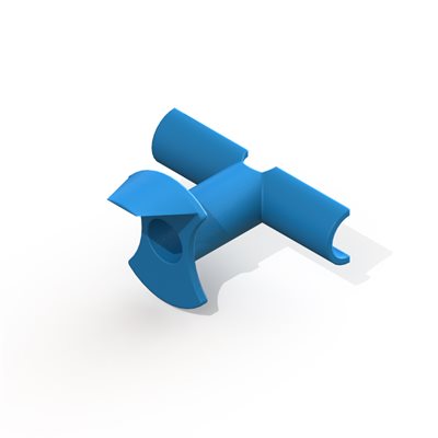 T-Tube Grommet, 1.27mm lumen, Silicone, 6 / bte T-Tube Grommet, 1.27mm lumen, Silicone, 6 / bte