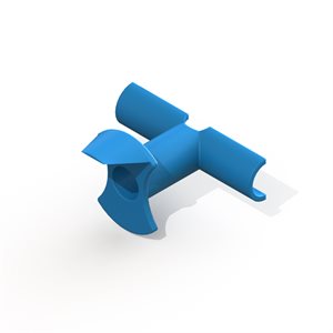 T-Tube Grommet, 1.27mm lumen, Silicone, 6 / bte