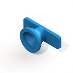 Touma II T-Tube, 1.2mm lumen, silicone, 1 sterile tube per p