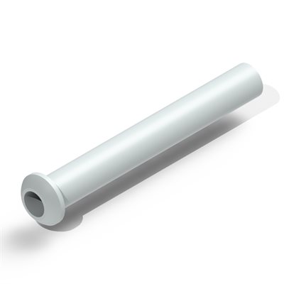 Straight Shank, 12 mm x 1.14mm lumen, Fluoroplastic, 1 steri Straight Shank, 12 mm x 1.14mm lumen, Fluoroplastic, 1 steri